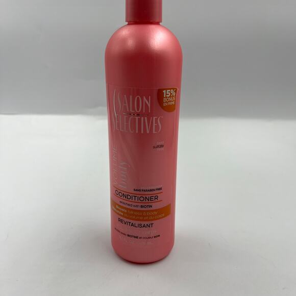 Vintage Salon Selectives Conditioner Volume Body Revitalisant Pink Bottle - Picture 4 of 10